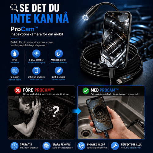 ProCam™ – Inspektionskamera För Mobil